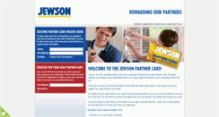 Desktop Screenshot of jewsonpartnercards.co.uk